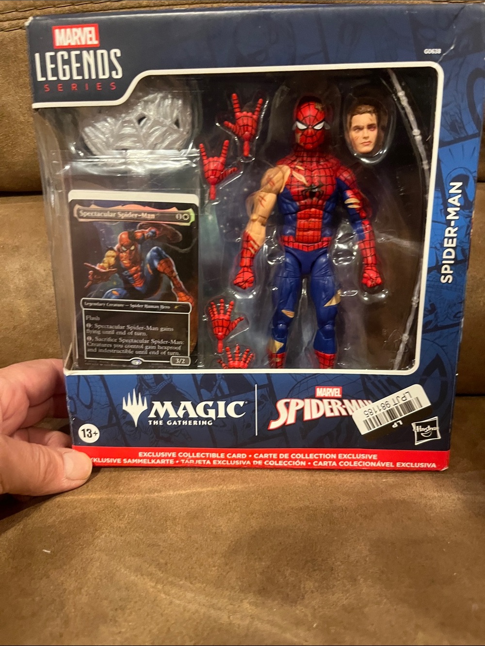 Hasbro Marvel Legends Spider-Man Action Figure - Red, Blue & Silver